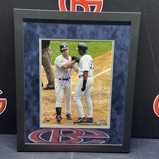 Bernie Williams & Tino Martinez signed 11x14 NY YANKEES Autograph Steiner Framed