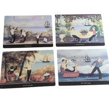 Vintage Lady Clare Mermaid Sailor Four Seasons Placemats