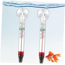 Pcs Floating Aquarium Thermometers, Floating Glass Aquarium Thermometer with 2