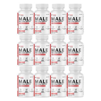 Max Force Power | Male Energy Support Dietary Supplement-60 Tablets | 12 Bottles