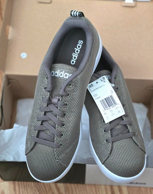 ADIDAS VS Advantage CL Men s Size 9 Khaki Green Mesh Tennis Sneakers F34436