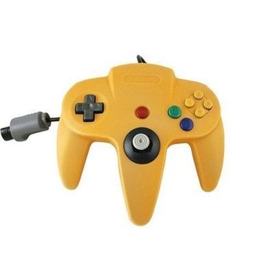 Yellow Controller For Nintendo 64 N64 Wired Classic N64