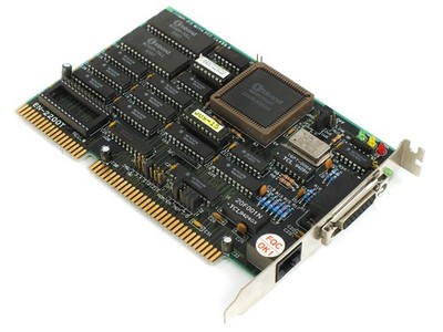 Danpex EN-2200T 16-Bit ISA NIC W89C902P NE2000 Compatible DOS Win95 Win98