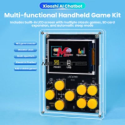 LCD Game Console DIY Kit Multifunction Weather Clock Xiaozhi AI Robot Soldering