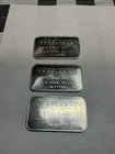 3- 1 oz Engelhard Silver Bars (3ozt Total Silver)