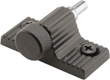 Prime-Line U 9849 Zamak Twist-In Sliding Door Lock, Black