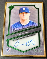 Casey Mize Topps Transcendent Auto /15 Emerald Rookie 2021 Collection RC #TCA-CM