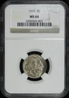 1919 Buffalo Nickel NGC MS-64 - Well Struck, Satiny Luster!