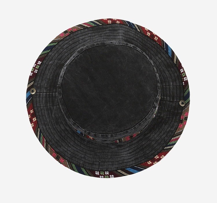 APL Cappello Cappello Pescatore Stile Etnico Vestibilità Regolabile Traspirante Inserto Rete Semplice