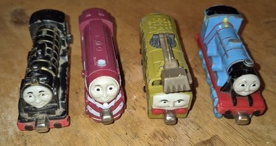 Thomas Wooden Railway Tender Engine Lot Of 4 