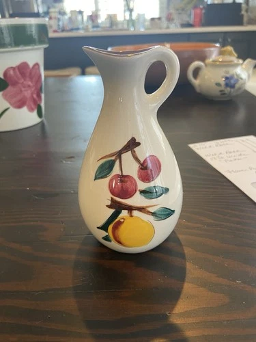 Stangl Fruit Pattern Cruet  5 1/4 In H High