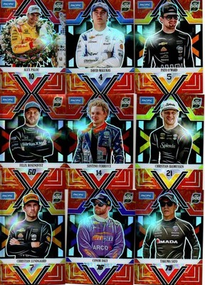 2025 Parkside IndyCar Pacific  Red Flame /164 Complete Set U Pick Indy 500 F1