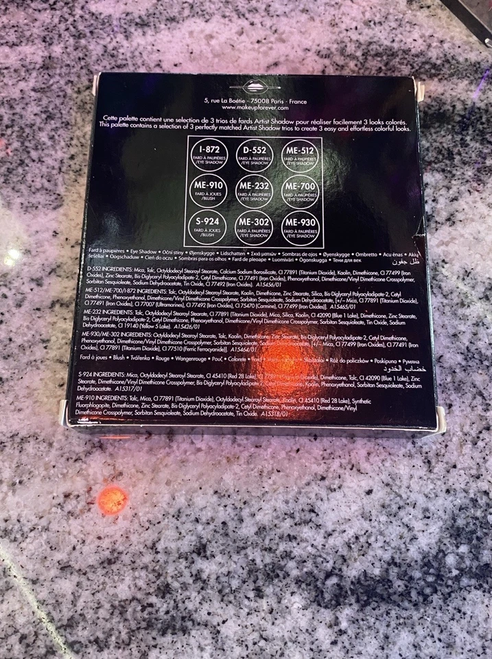 MAKE UP FOR EVER Artist Eyeshadow Palette Volume 2 COLORS YOU CRAVE NIB!! - Image 2 of 4