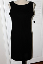 CLEARANCE!! SPENCER JEREMY LBD Little  Black Dress Sleeveless Cowl Back 10 P