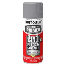 Rust-Oleum 260510 Filler And Sandable Primer . Gray, 12 Oz, Flat
