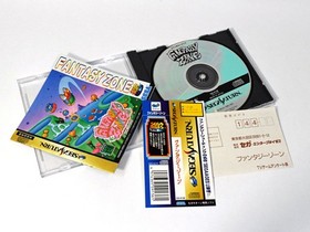 Fantasy Zone Sega Saturn With Obi