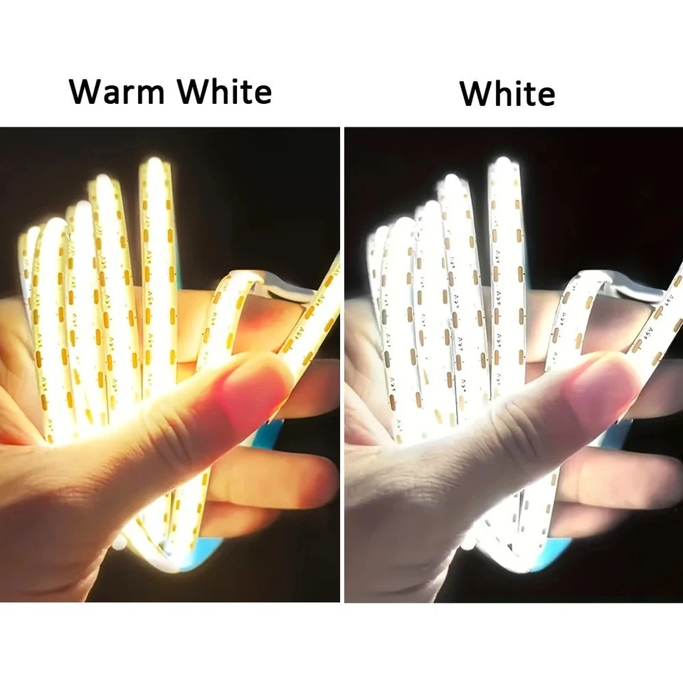 Striscia LED COB 320LED/m con Sensore di Movimento a Batteria Luce Armadio Scale - Immagine 3 di 4