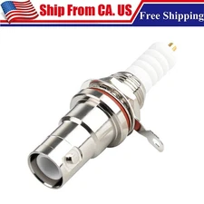 1Pc RP-BNC Female Plug Bulkhead Nut High Voltage RF Coax Connector SHV 5000V NEW