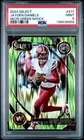 2024 PANINI SELECT NEON GREEN SHOCK #217 JAYDEN DANIELS ROOKIE RC 473/499 PSA 9