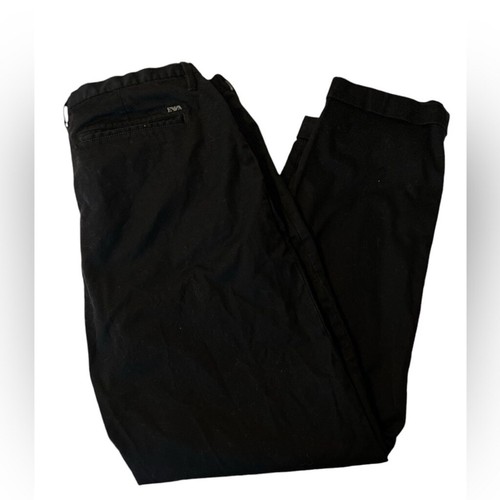 EUC Emporio Armani Black Cotton Slacks Dress Pants Size 56