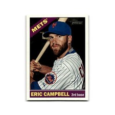 Eric Campbell 2015 Topps Heritage #683 New York Mets Baseball Card NM