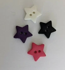 Star Shank Button 15mm -3/5 inch Dill Buttons(Choose Color)    