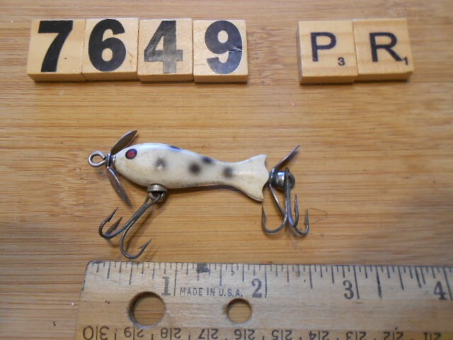 現行HEDDON 本　GENUINE U7649 PR RARE HEDDON TINY SPOOK FISHING LURE | eBay