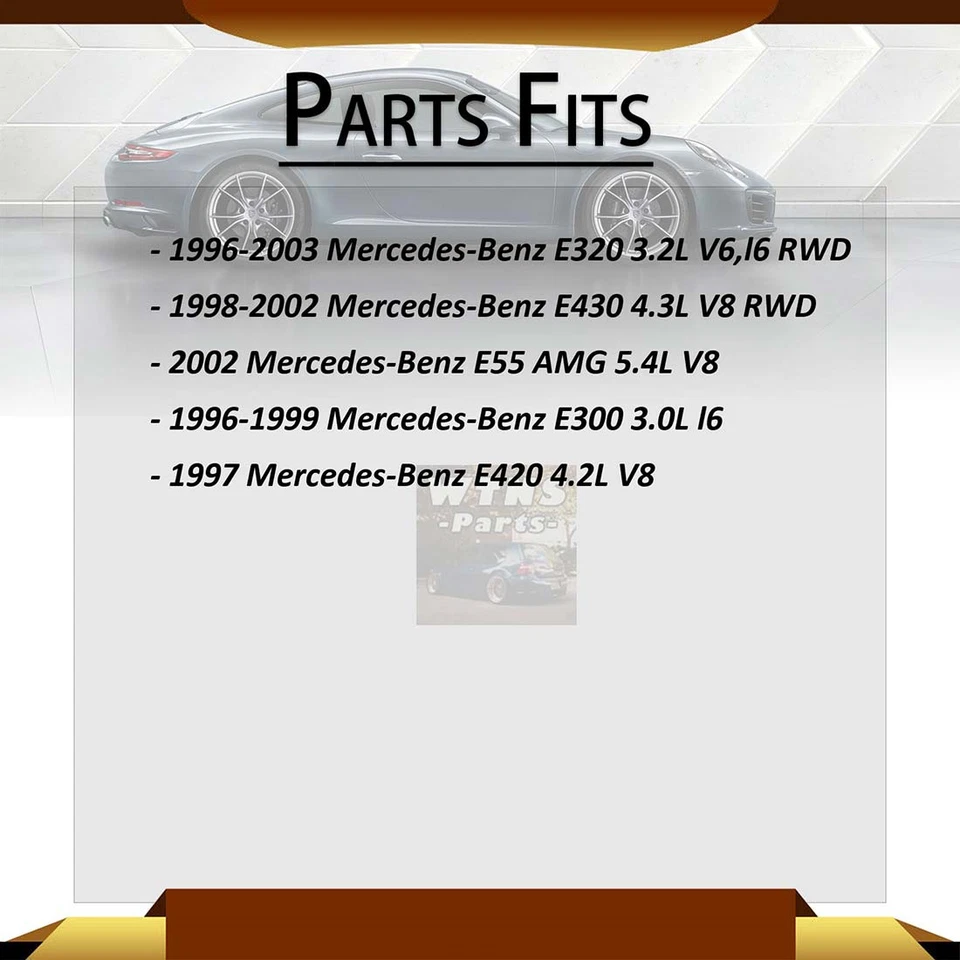 2x extremos de barra de amarre delanteros exteriores para Mercedes-Benz E420 1997 4,2 L Foto 2 de 4