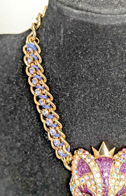 Betsy Johnson  Purples Fox with Crown ??? Necklace ✨ RT. Betsey Johnson Imperial Princess Fox Necklace Purple  main image 3