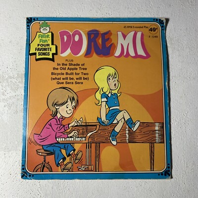 Peter Pan Vintage DO-RE-MI Sound of Music 45 RPM Extended Vinyl Kids 
