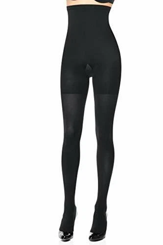 Medias de compresión Spanx Luxe para mujer pierna media muslo cintura alta control abdomen Foto 2 de 4