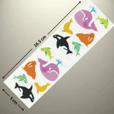 Mrs Grossman's Sticker CHUBBY SEA MAMMALS - Whale, Seal, Dolphin - UP TO 20% OFF
