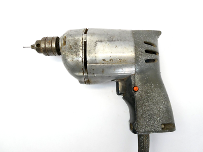 #ad Vintage Aluminum Body Ridgid Supreme model 81A Chicago Electric Drill Working $51.75