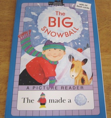 The Big Snowball A Picture Reader NEW Paperback Rebus Pictures & Flashcards