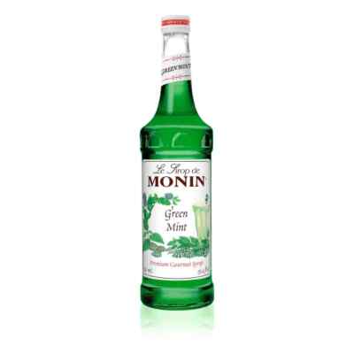 Monin Green Mint Syrup (750mL), H-Mint, Green