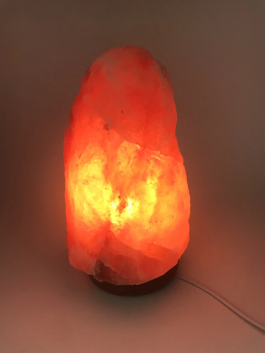 Lámpara De Sal Del Himalaya De 21-25 Kg - Incluye Lámpara Eléctrica E14, Luz Cálida Y Beneficios Para Respirar