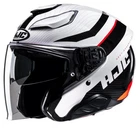 HJC F31 Plain Metal Fibreglass Open Naby Red
