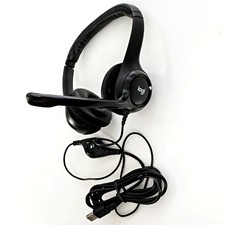 Logitech H390 A00146 Black Over the Ear USB Headset T39