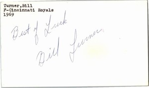 -Bill Turner- (d.2023) Signed/Autograph/Auto Postcard Golden State Warriors NBA