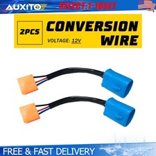 Conversion Wire 9004 HB1 TO 9003 HB2 H4 Two Harness Head Light Bulb Socket 2-10X
