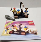 LEGO 6257 Castaway's Raft Pirates Complete w Shark Map Flag Instructions Manual