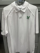 North End Sport Men's Large white Golf Polo Shirt Cool Logik Short Sleeve