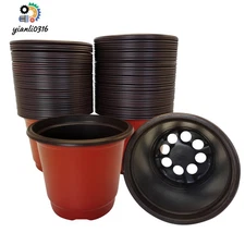 Seedling Transplanting Succulent Plant Pots Nursery Plastic Seed Starting 100Pcs