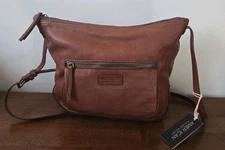 American Leather Co. Riverside Crossbody bag in brandy smooth leather Handbag