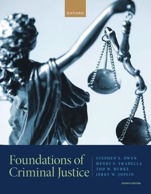 Foundations of Criminal Justice Paperback