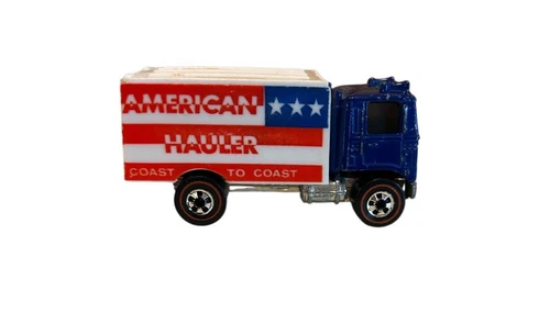 Hot Wheels Redline Colors American Hauler HiwayTruck Blue Cab Hong Kong READ