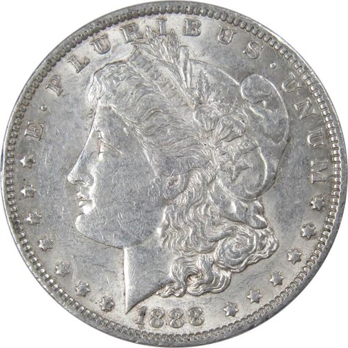 1888 Morgan Dollar XF EF Extremely Fine 90% Silver $1 US Coin Collectible