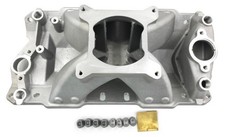 Intake Manifold 1957-95 Small Block Chevy Sbc 350 400 Natural As-cast Mt023006 Intake Manifold 1957-95 Small Block Chevy Sbc 350 400 Natural As-cast Mt023006
