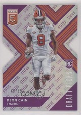 2018 Elite Draft Picks Status Purple Die-Cut Variation 88/99 Deon Cain #114 3g6