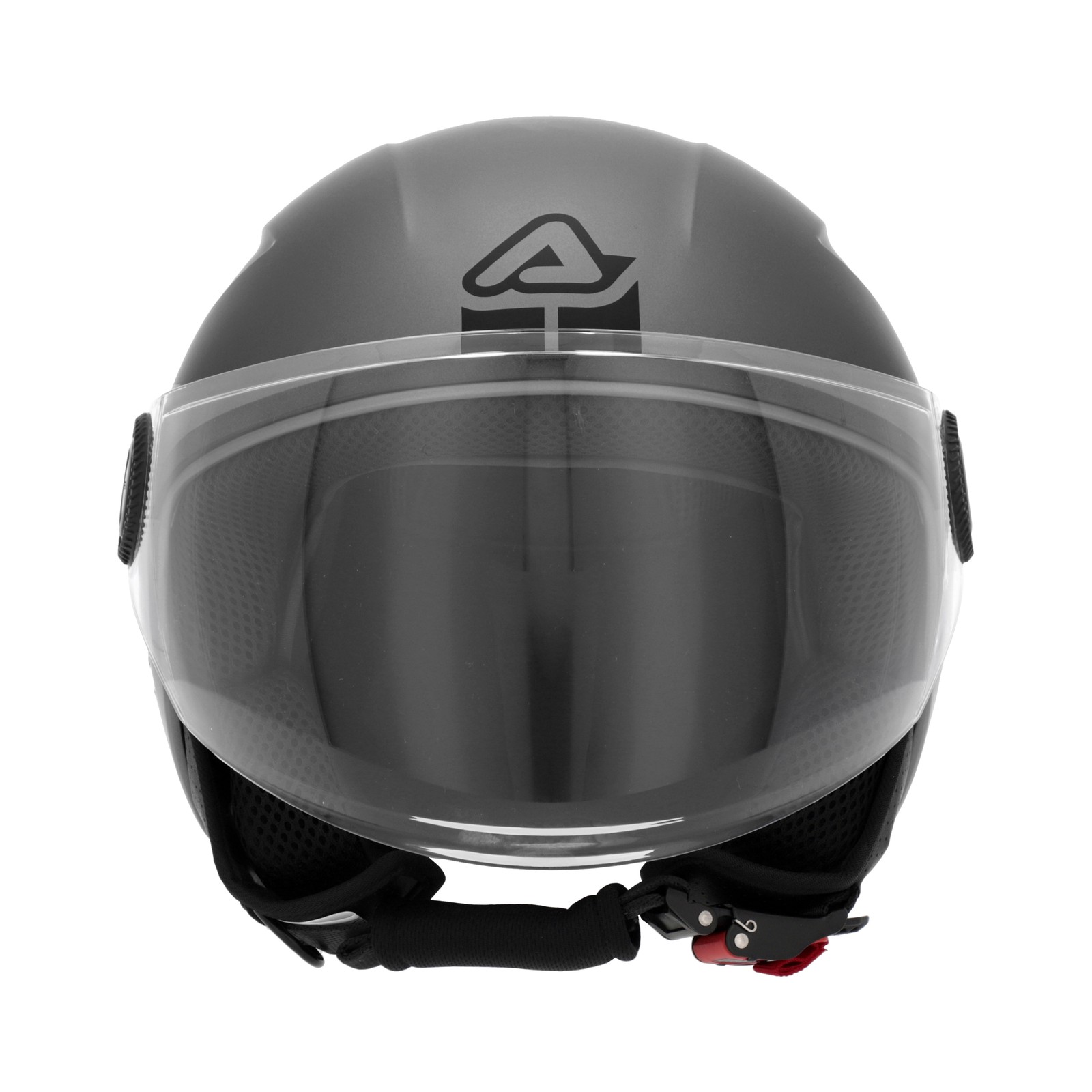 Casco Jet Acerbis Brezza Grigio Scuro Omologato foto 4